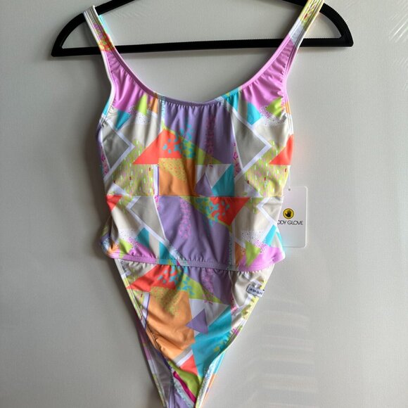 NWT $129 Body Glove Women's Swimsuit L M COLORBOX DELILAH ONE-PIECE - Picture 3 of 9